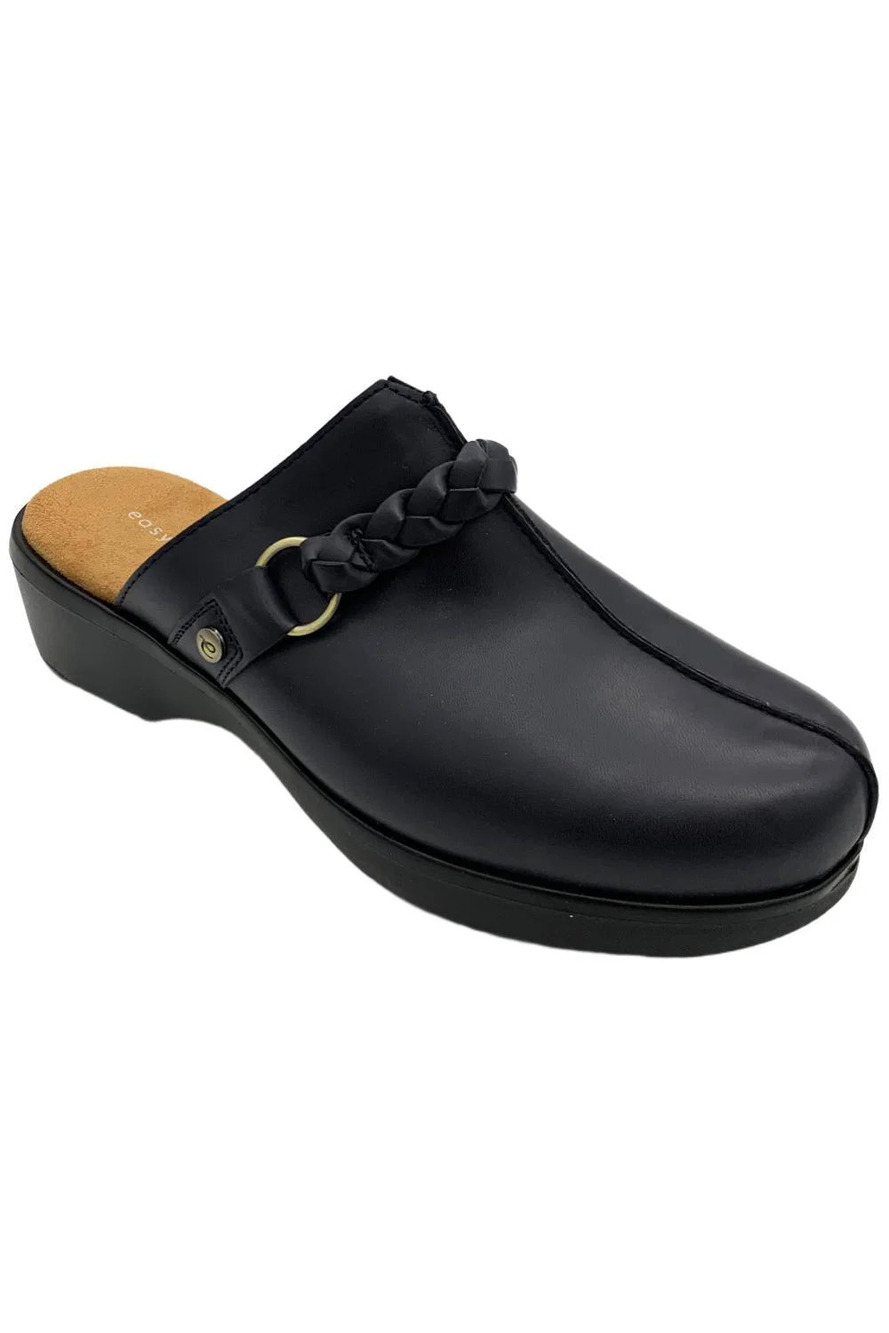 Easy Spirit Women's Paxton Slip-On Clogs Navy - Wide